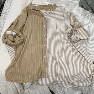 American Eagle oversized button up